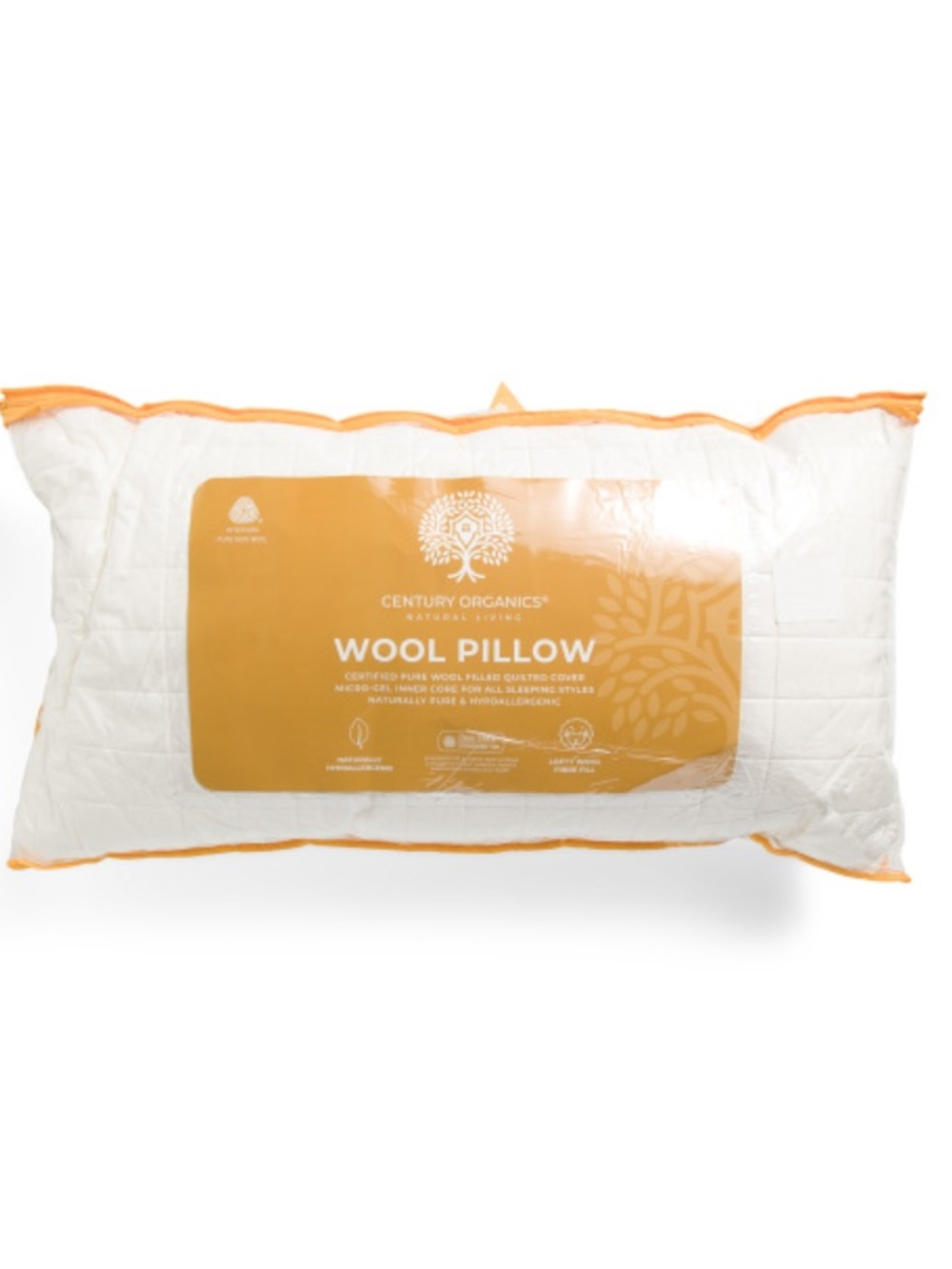 CENTURY ORGANICS Wool Fill Pillow